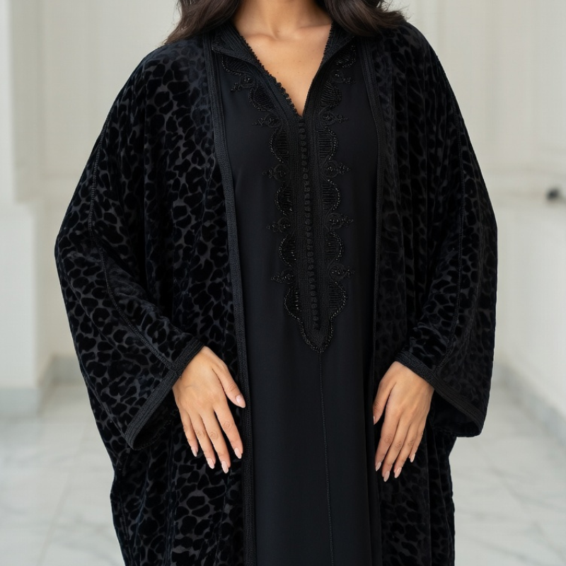 KIMONO FARACHA avec son CAFTAN