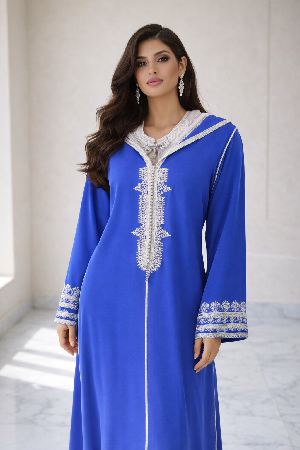 طقم الجلابة والقفطان "Jellaba 2 pieces" - أزرق