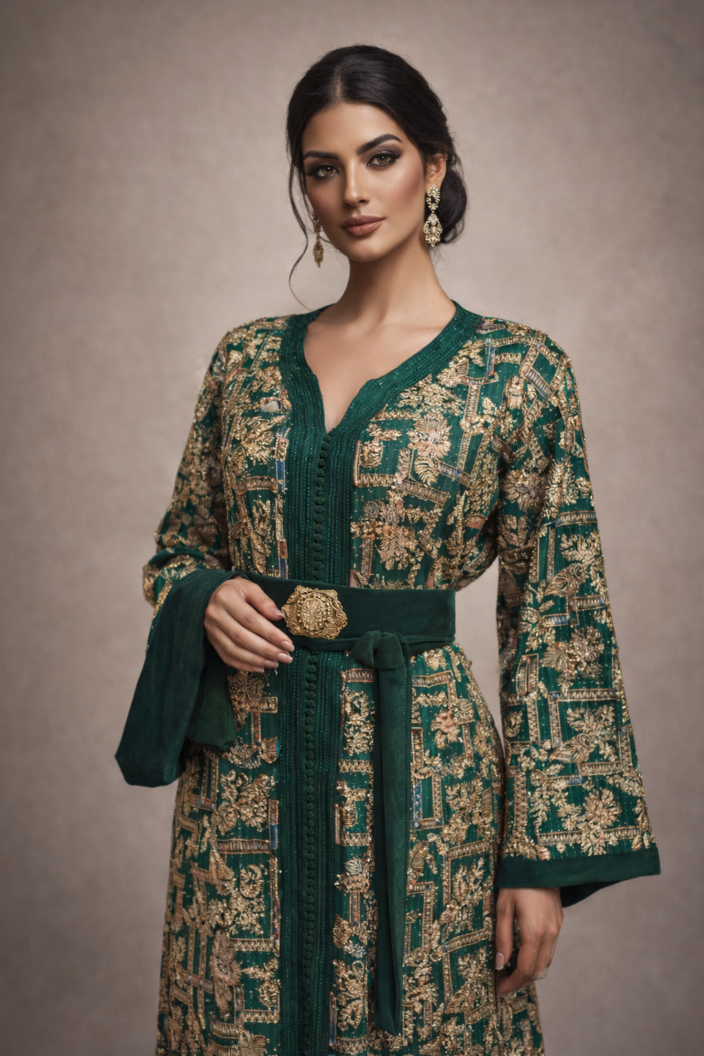 قفطان "الفخامة اليدوية" - إتقان وجمال أصيل