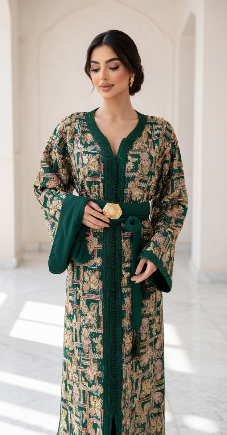 قفطان "الفخامة اليدوية" - إتقان وجمال أصيل