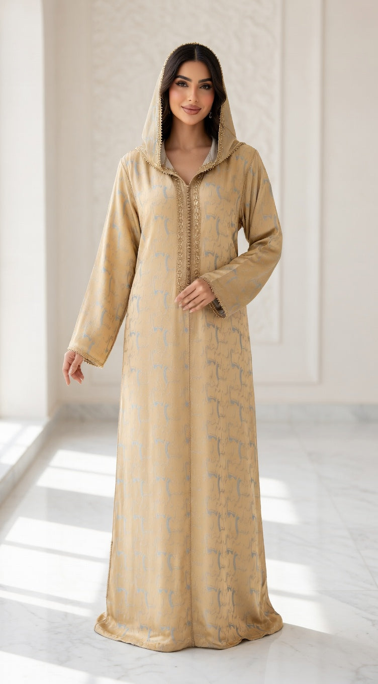 جلابة "الذهبي الراقي" - شياكة يومية بلمسة تقليدية