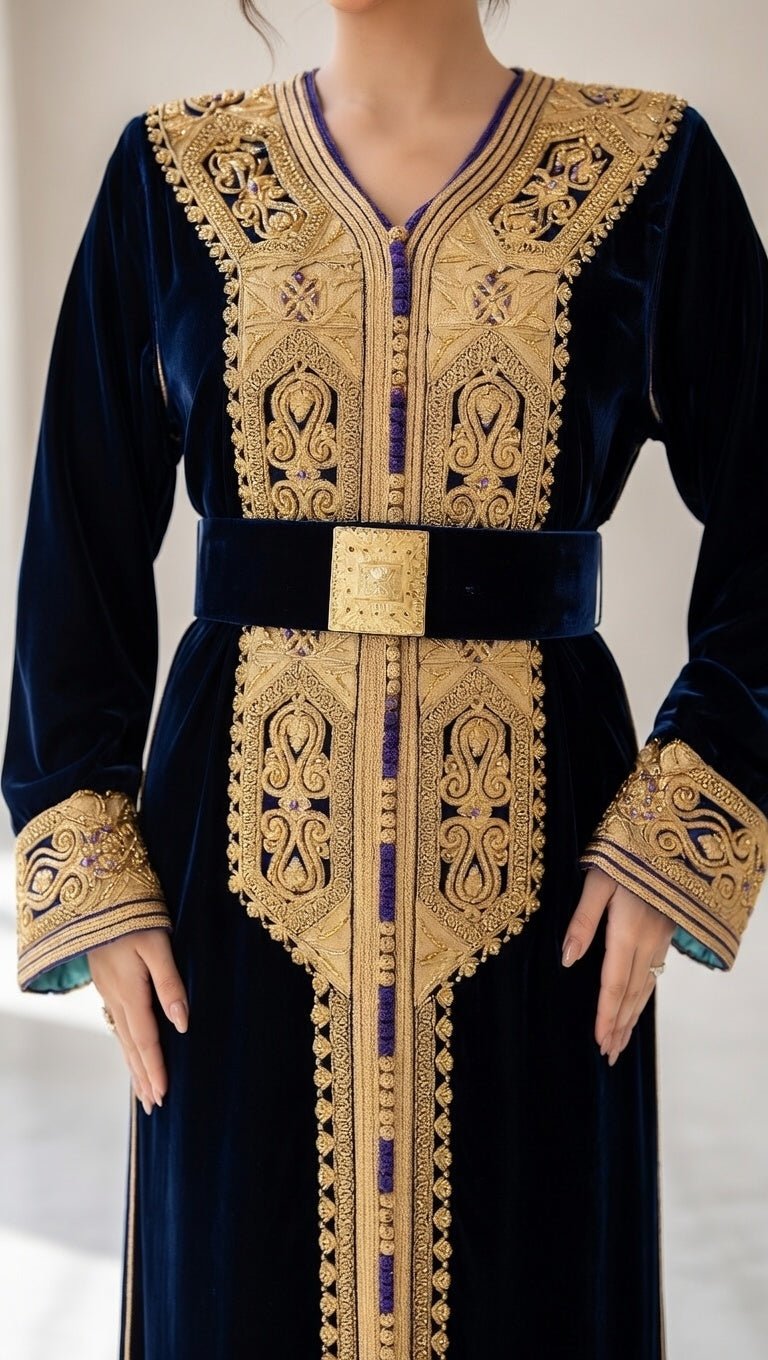 قفطان "السحر" - رقيّ يدويّ بلمسة فنية