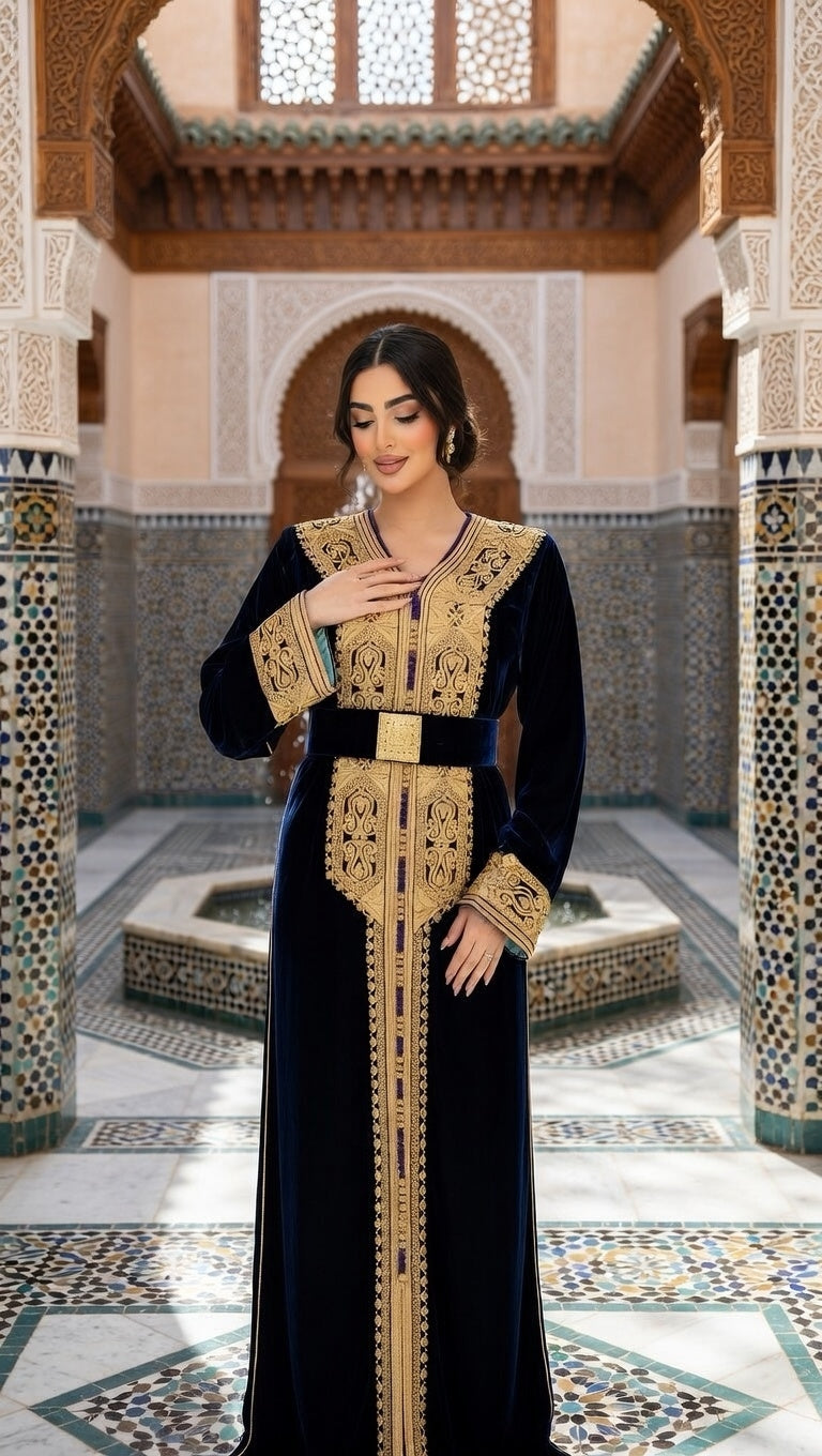 قفطان "السحر" - رقيّ يدويّ بلمسة فنية