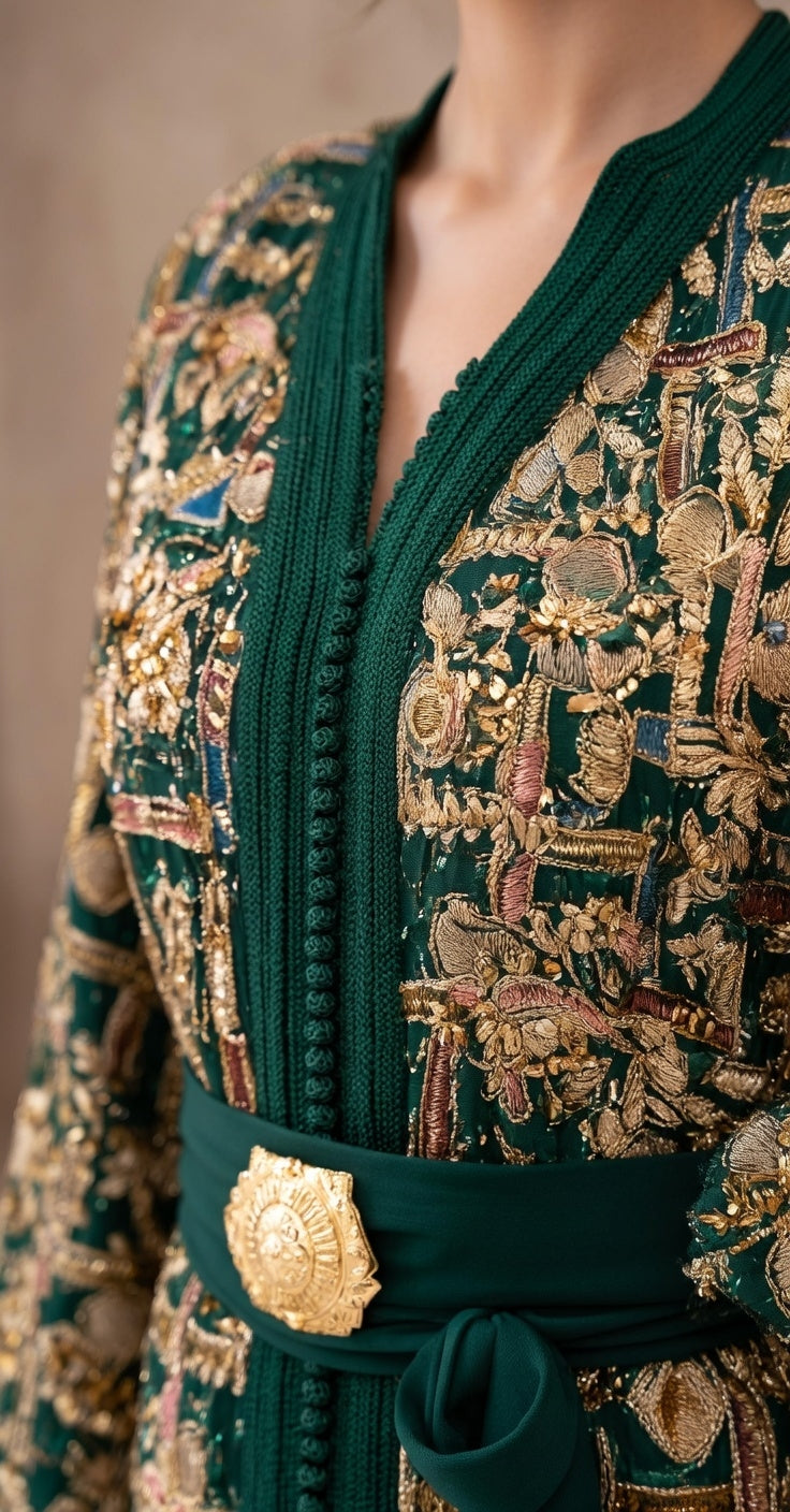 قفطان "الفخامة اليدوية" - إتقان وجمال أصيل