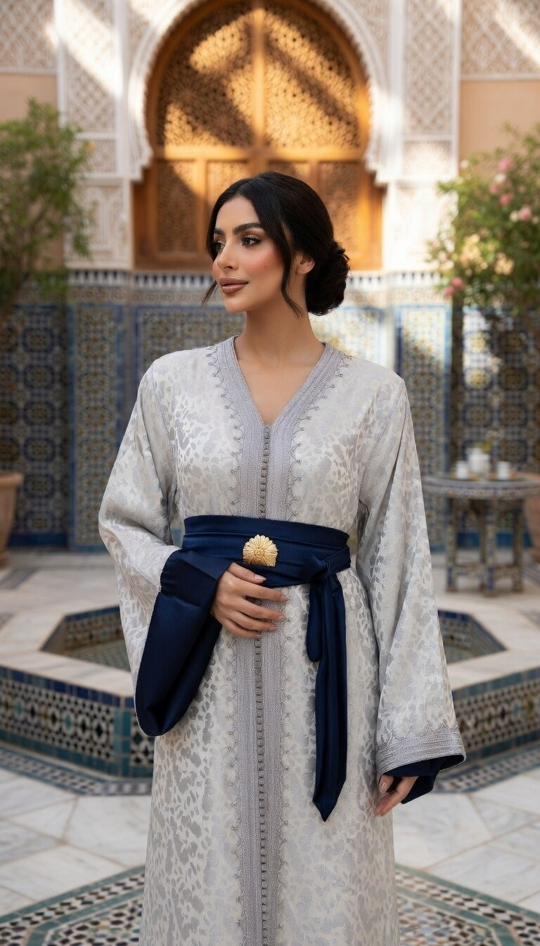 قفطان "السلطانة" - رقيّ مخملي بلمسة تقليدية