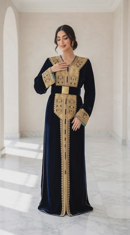 قفطان "السحر" - رقيّ يدويّ بلمسة فنية