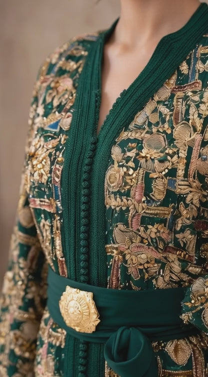 قفطان "الفخامة اليدوية" - إتقان وجمال أصيل