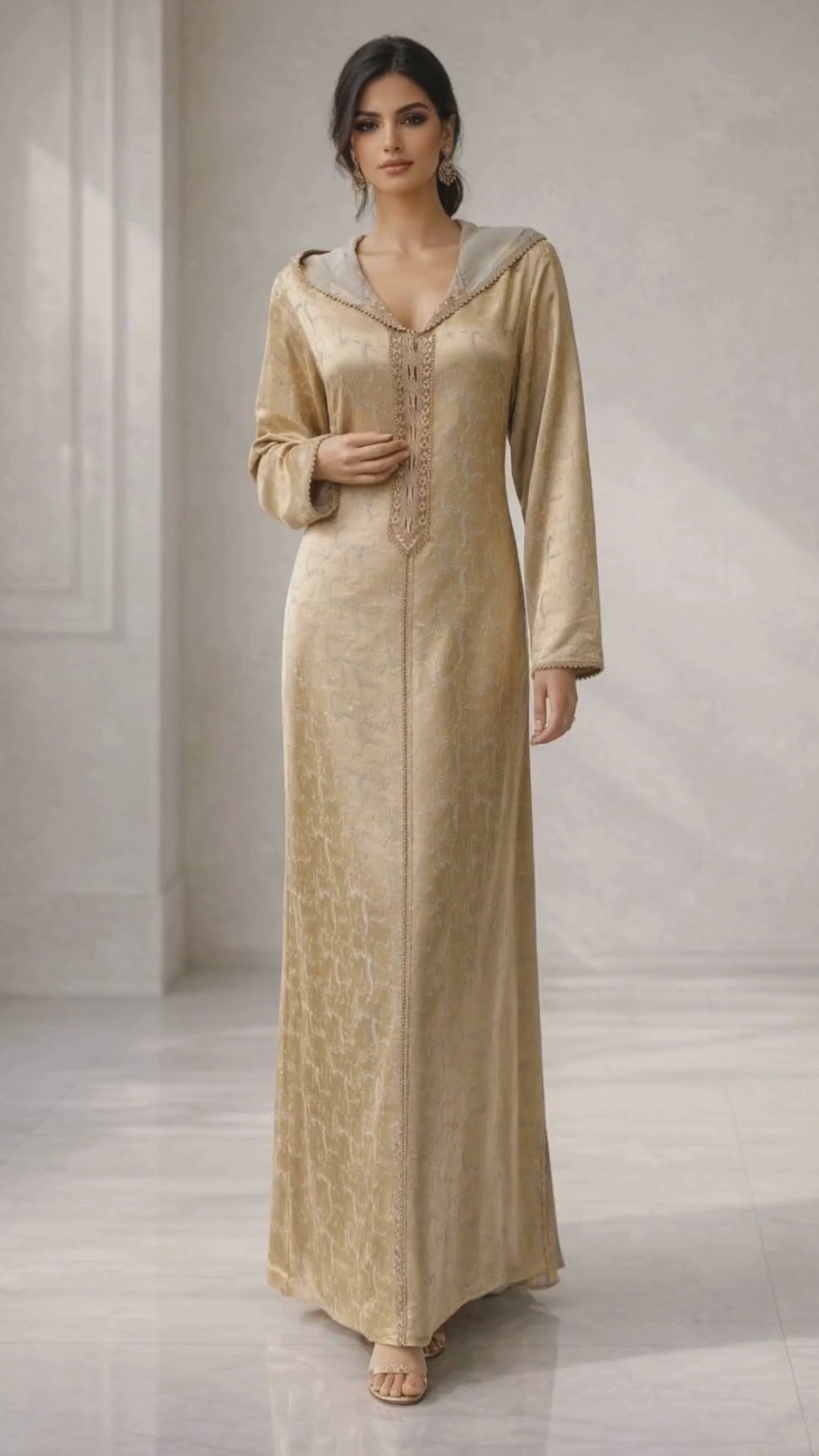 جلابة "الذهبي الراقي" - شياكة يومية بلمسة تقليدية